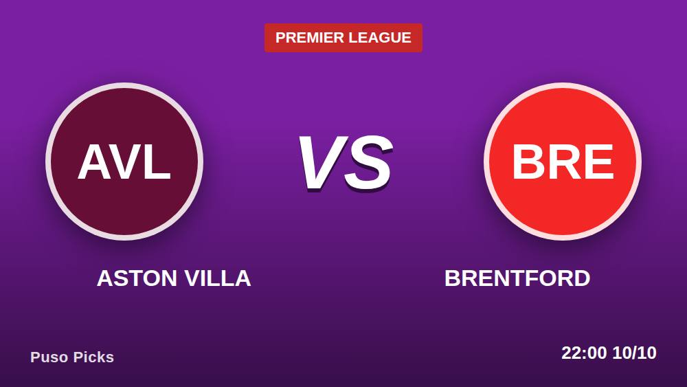 Aston Villa vs Brentford: Your Puso Picks Betting Preview